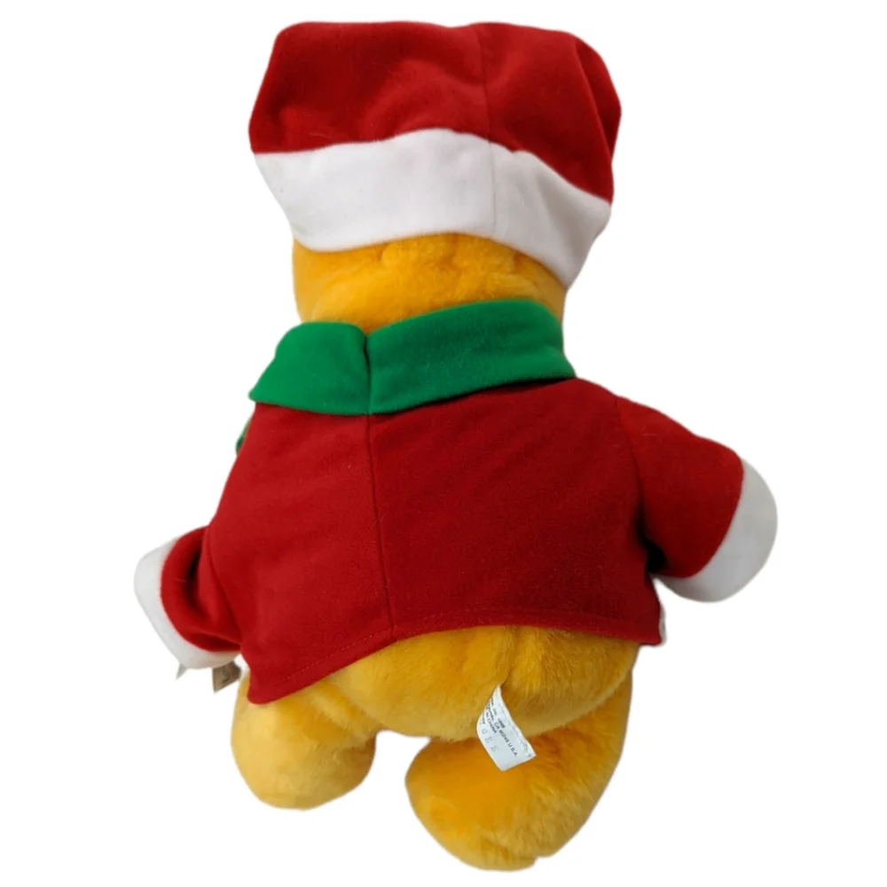 Vintage 90s Disney Winnie the Pooh Santa Christmas Holiday NWT NEW